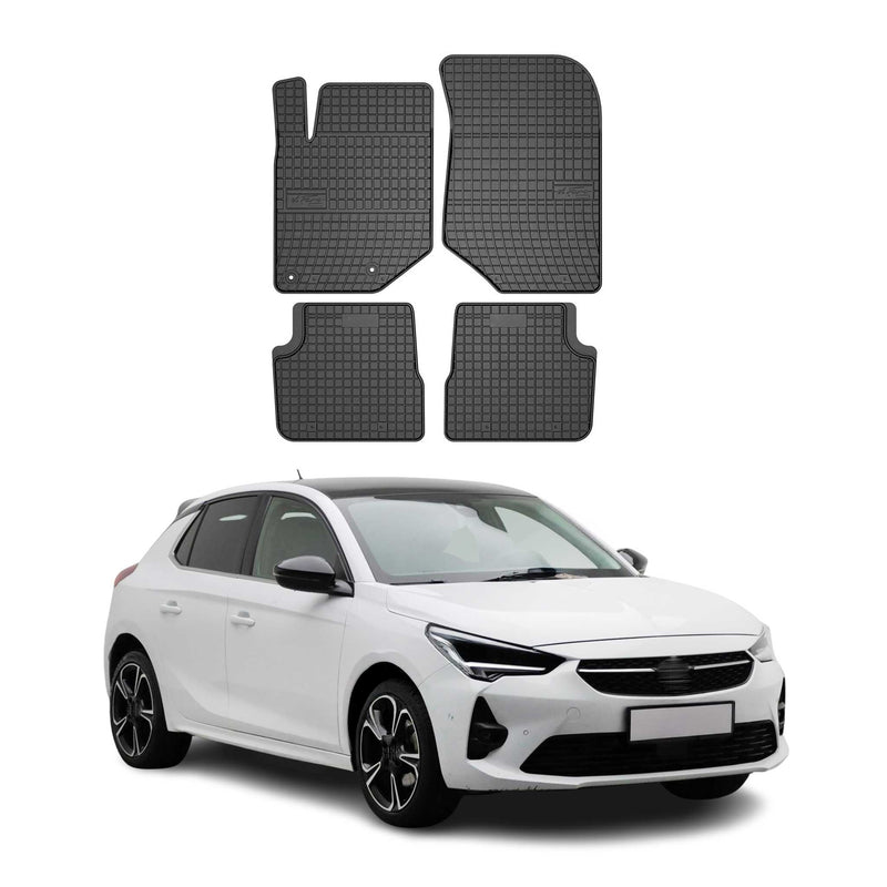 2019-2025 Opel Corsa F Fußmatten TPE Schwarz 4 tlg