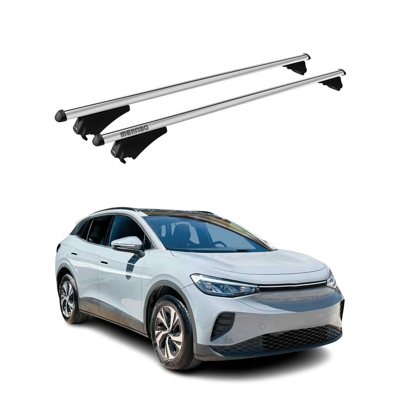 Barre portatutto Menabo per VW ID.4 2020-2025 in alluminio argento, 2 pezzi