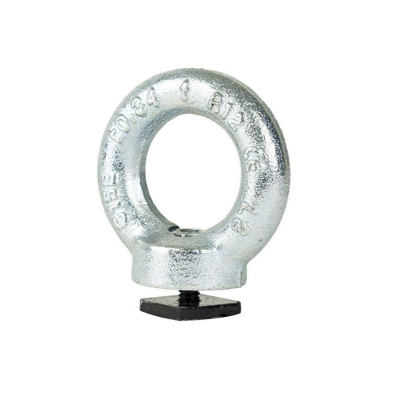 Dado ad anello Menabo in acciaio inox, occhiello per gru, occhielli a vite, bullone ad occhiello 2x