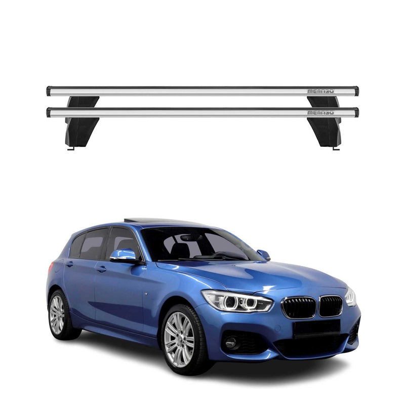 Menabo Dachträger für BMW 1er F20 F21 3tür 5tür 2012-2019 75kg Alu Grau 2x
