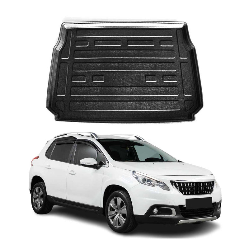 Vasca baule per Peugeot 2008 2013-2025 Gomma TPE Nero