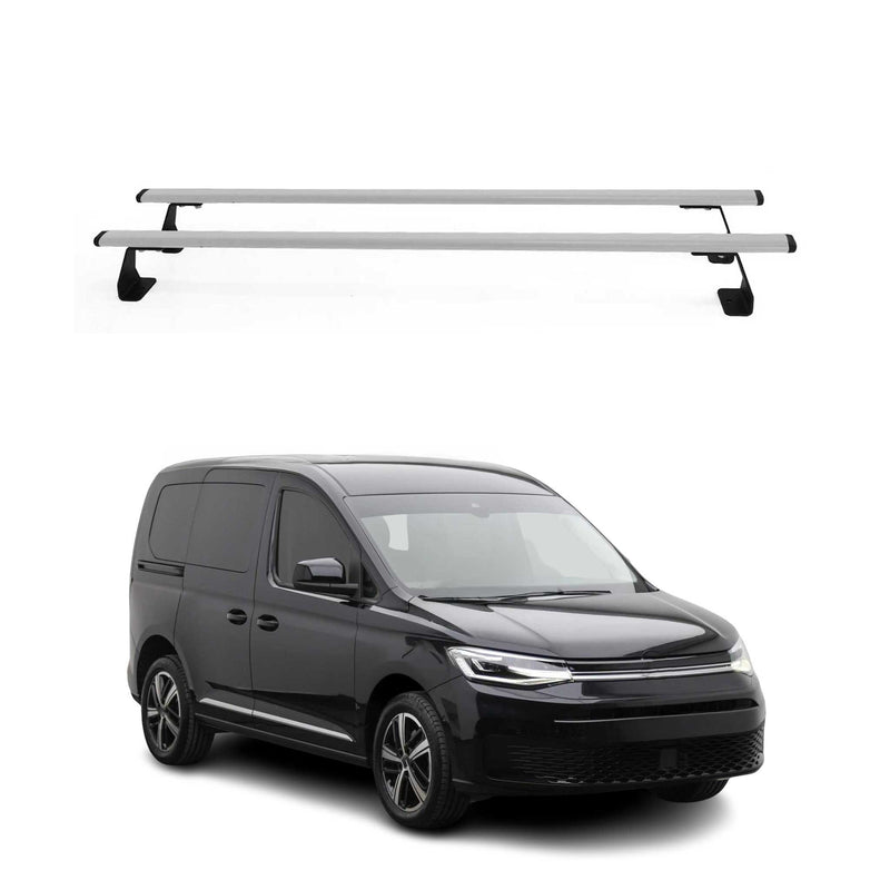 Barre portatutto per VW T7 Multivan 2021-2024 barre trasversali in acciaio argento 2 pezzi