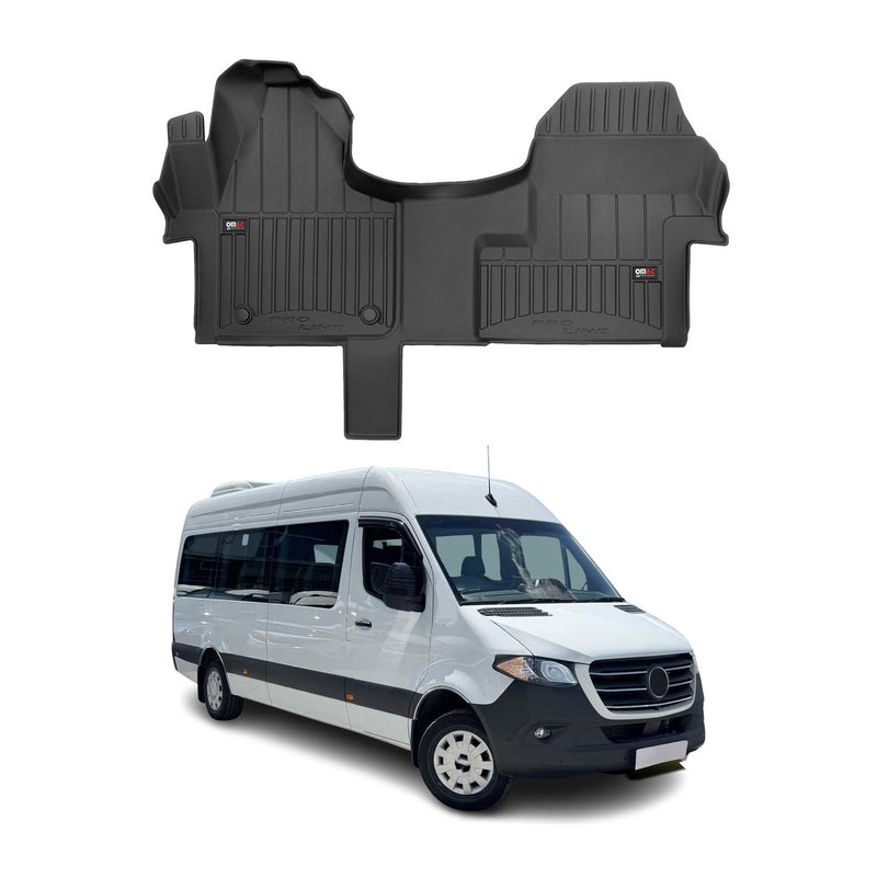 Tappetini in TPE neri per Mercedes Sprinter W907 2018-2025, 1 pz.