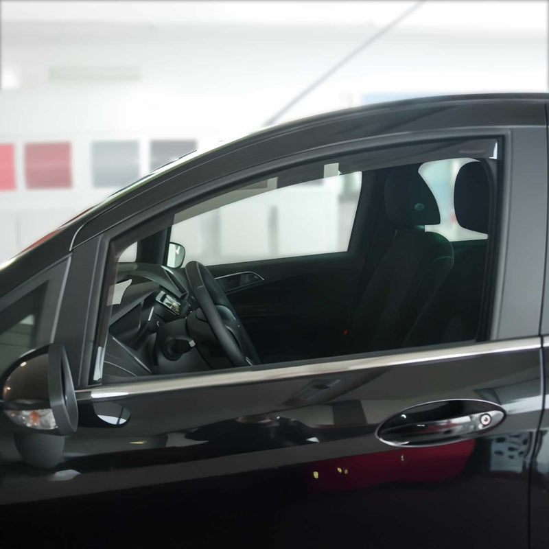 Deflettore antivento e antipioggia per Ford B-Max 2012-2024 acrilico scuro 2 pezzi