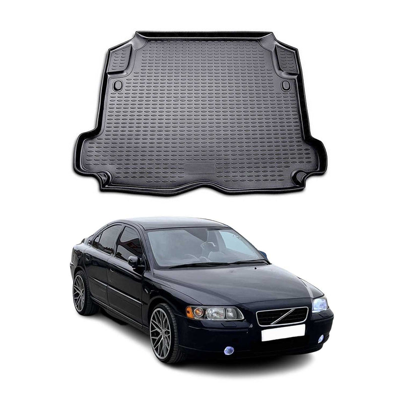 Tappetino per bagagliaio in gomma TPE per Volvo S60 berlina 2001-2009