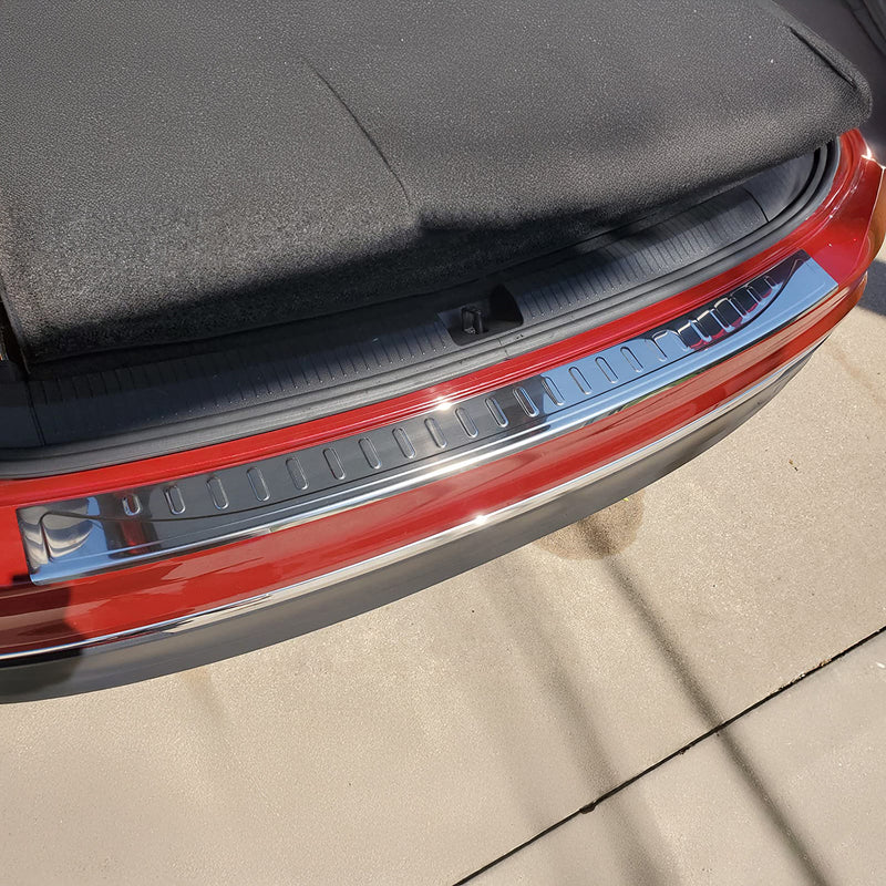 Protezione soglia di carico per VW Tiguan II / Allspace 2016-2025 in acciaio inox cromato