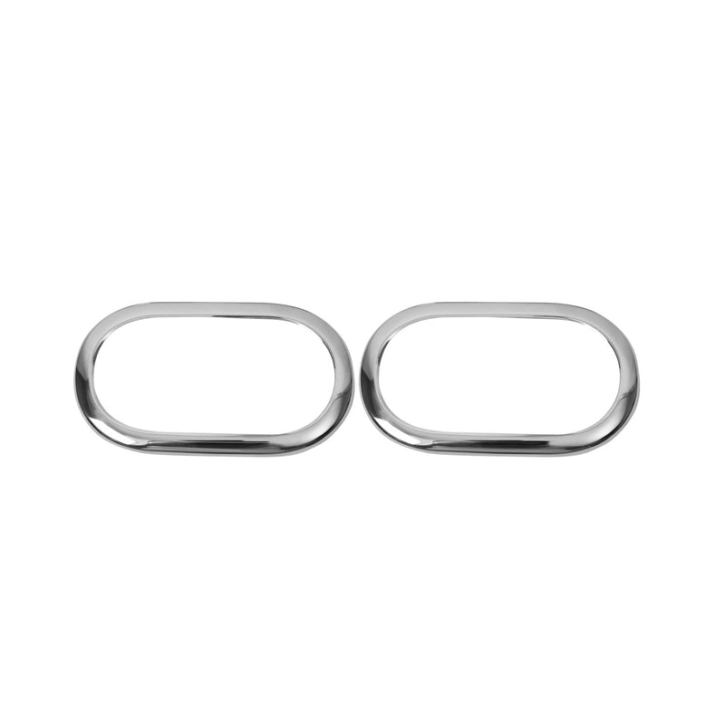 Copri maniglia porta, copri maniglia porta per Smart ForTwo 2015-2021, acciaio inossidabile, argento, 2 pezzi