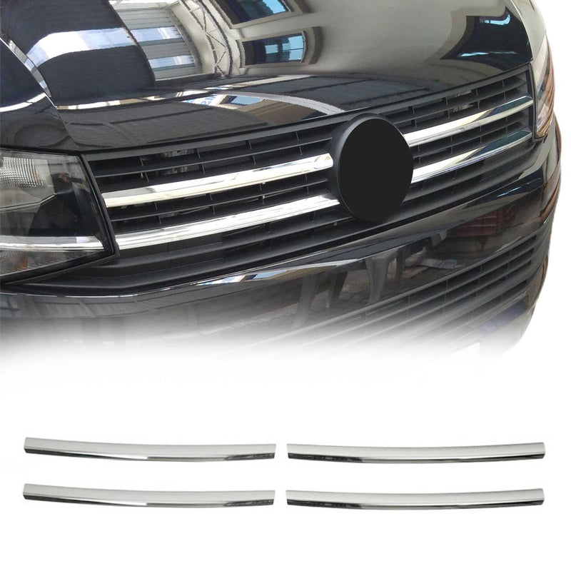 Strisce griglia per VW T6 Transporter Caravelle Trendline 2015-2019 cromate 4x