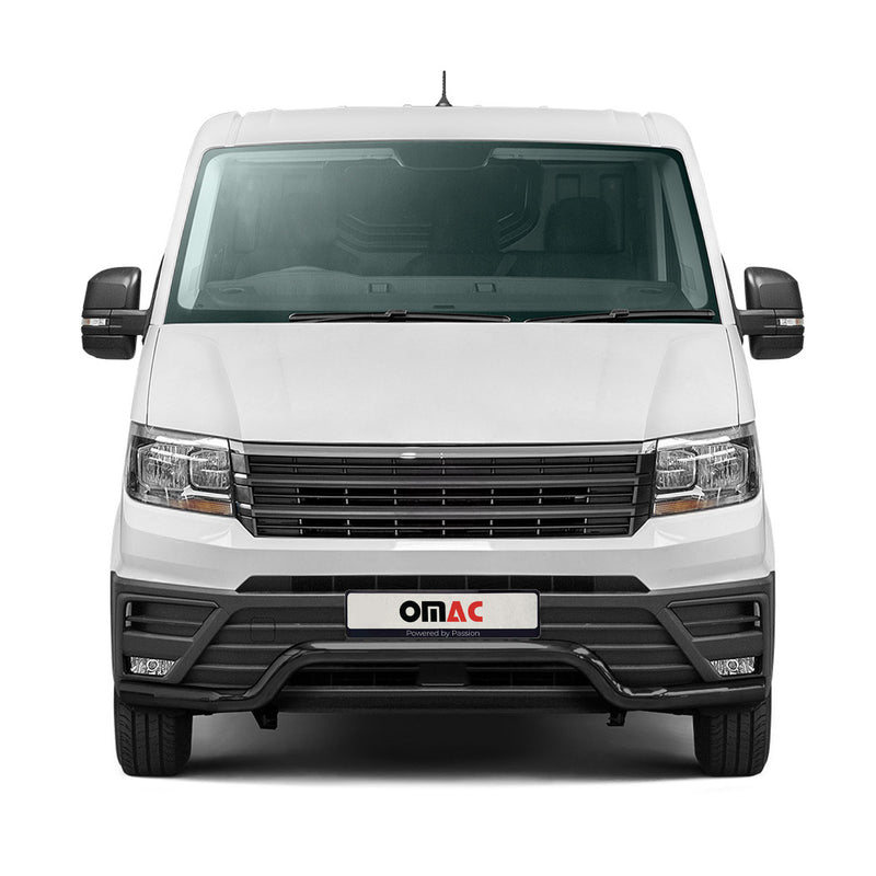Protezione anteriore per VW Crafter 2017-2025 bull bar in acciaio nero