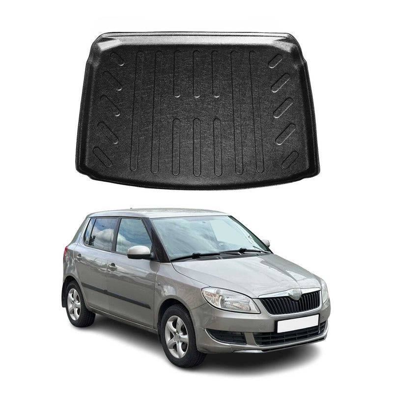 Vasca per bagagliaio in gomma per Skoda Fabia 2008-2021 hatchback 5 porte