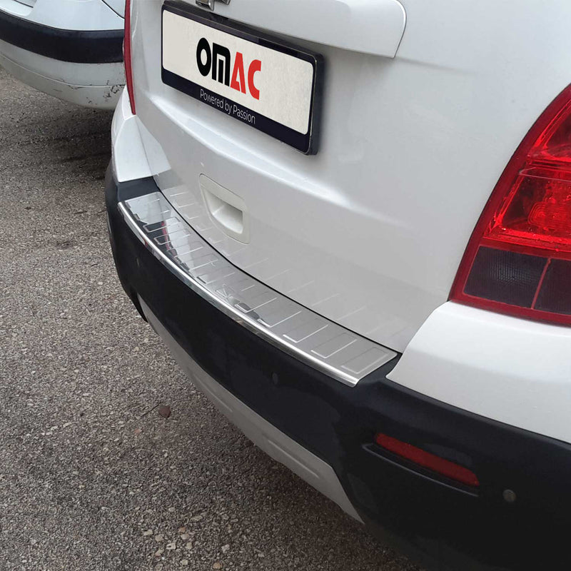 Protezione paraurti per soglia di carico per Chevrolet Trax 2013-2020 in acciaio inox argento