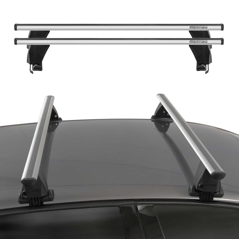 Portapacchi Menabo per Alfa Romeo 159 berlina 2005-2012 ABE grigio alluminio 2x