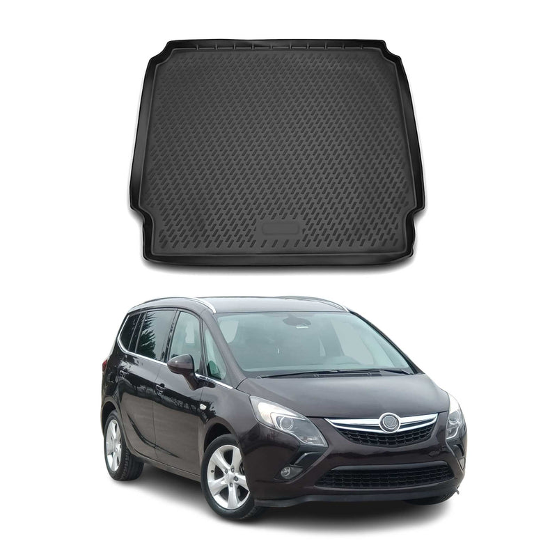 Tappetino per bagagliaio in gomma TPE per Opel Zafira C Tourer 2011-2021