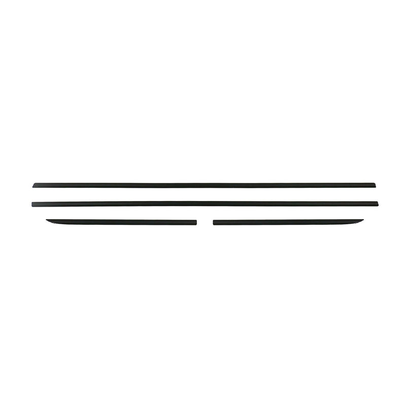 Seitentürleiste Türschutz für Mercedes C Klasse W204 2007-2015 Alu Schwarz 4x