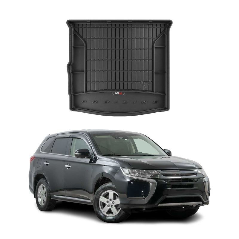 Vasca baule in gomma OMAC per Mitsubishi Outlander PHEV 2014-2025 TPE Nero