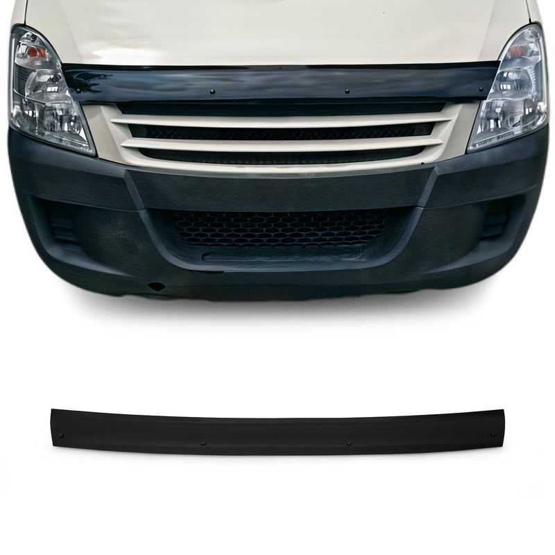 Deflettore cofano protezione in pietra per Iveco Daily 2006-2012 auto nero 1x