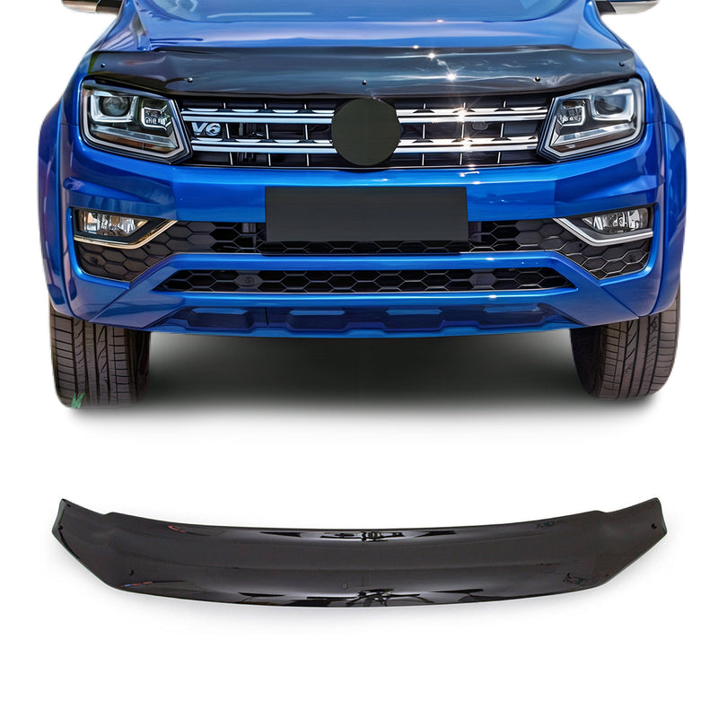 Motorhaube Deflektor Insekten Steinschlagschutz für VW Amarok 2010-2022 Dunkel
