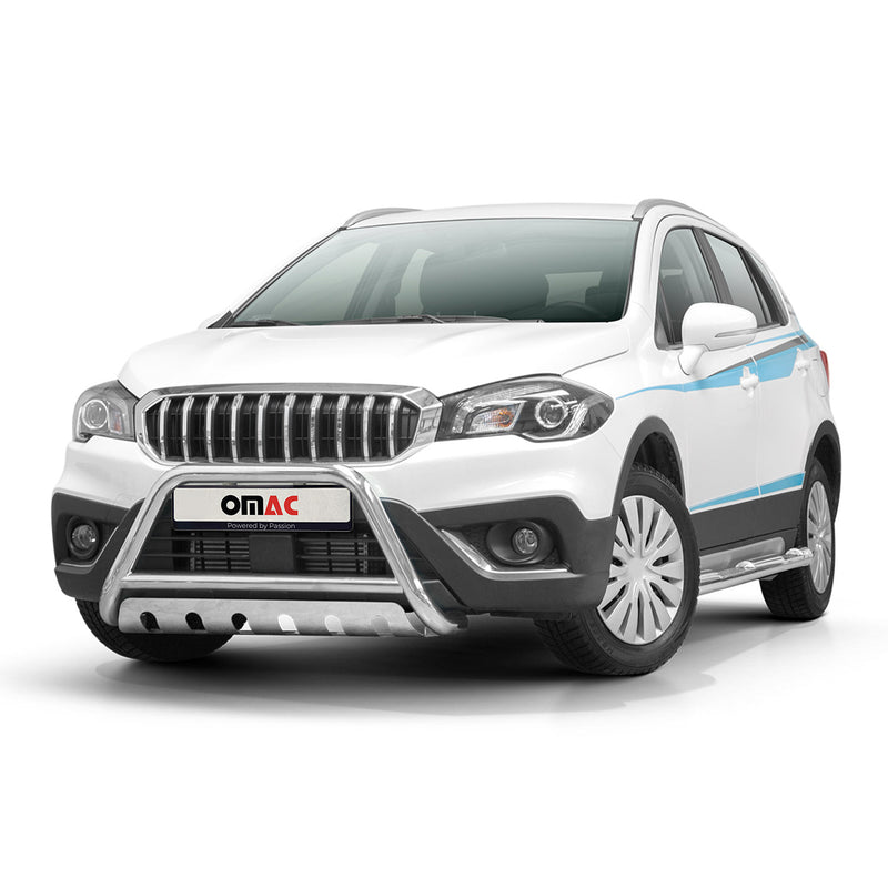 Barra di protezione anteriore per Suzuki SX4 S-Cross 2016-2022 ABE Silver
