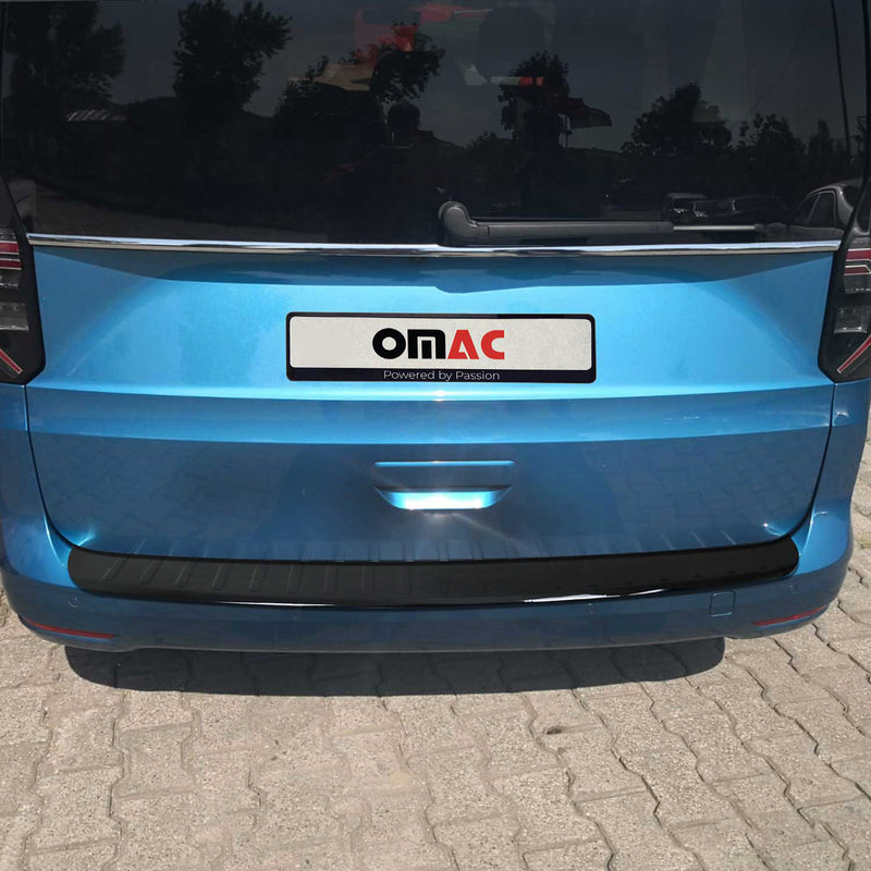 Protezione paraurti per soglia di carico per VW Caddy 2021-2023, ABS nero lucido, 1 pezzo