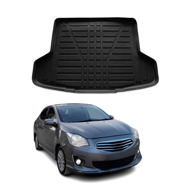 Vasca per bagagliaio in gomma per Mitsubishi Mirage berlina 2014-2025
