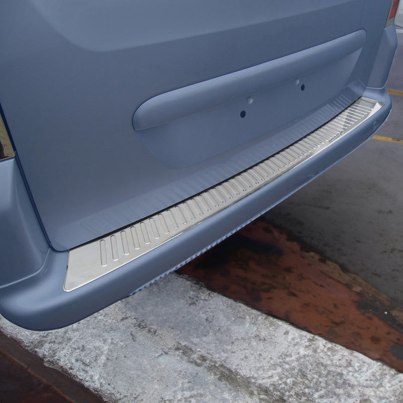 Protezione soglia di carico in acciaio inox per paraurti cromato Peugeot Partner Tepee 2008-2018