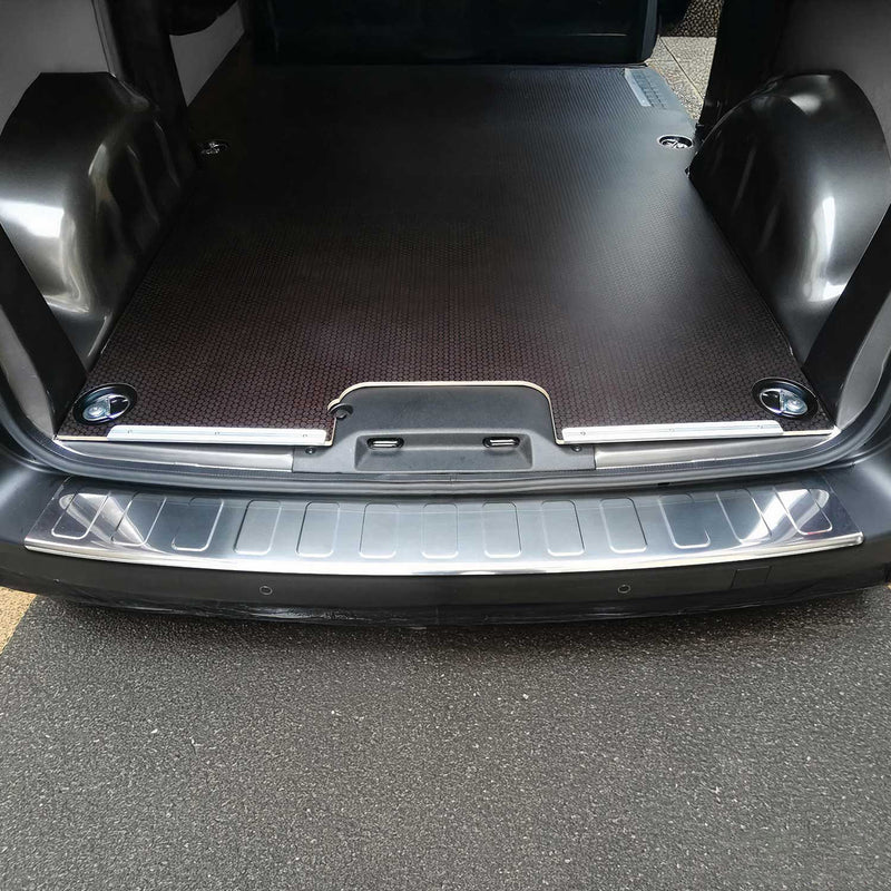 Protezione soglia di carico per Opel Zafira Life 2019-2024 L3 Acciaio inox cromato lungo