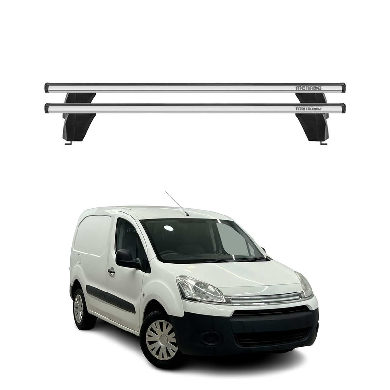 Barre trasversali portatutto Menabo per Citroen Berlingo 2008-2018 ABE grigio alluminio