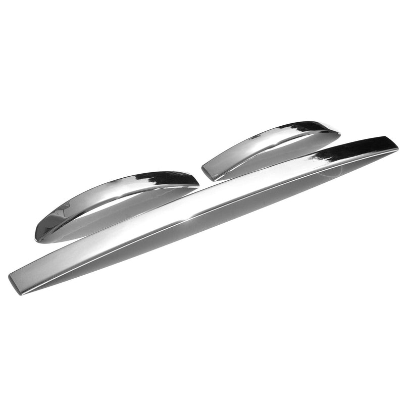 Fascia paraurti posteriore per Fiat Linea 2012-2020 in acciaio inox cromato 3 pezzi