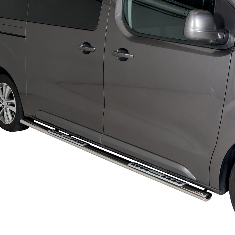 Minigonne laterali in acciaio per Toyota Proace 2016-2025 L2 Grigio Medio