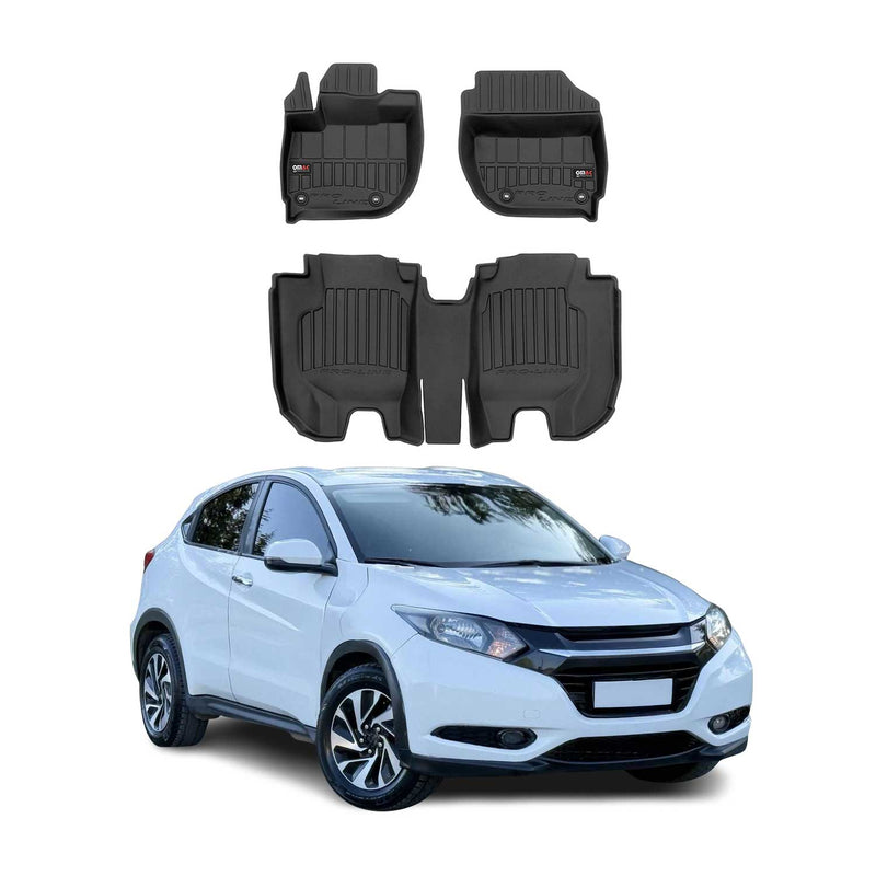 2015-2021 Honda HR-V Fußmatten TPE Schwarz 3 tlg