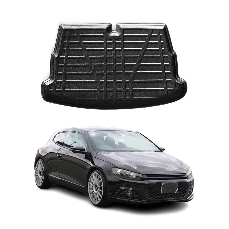 Vasca baule per VW Scirocco 2009-2017 3 porte in gomma TPE nera