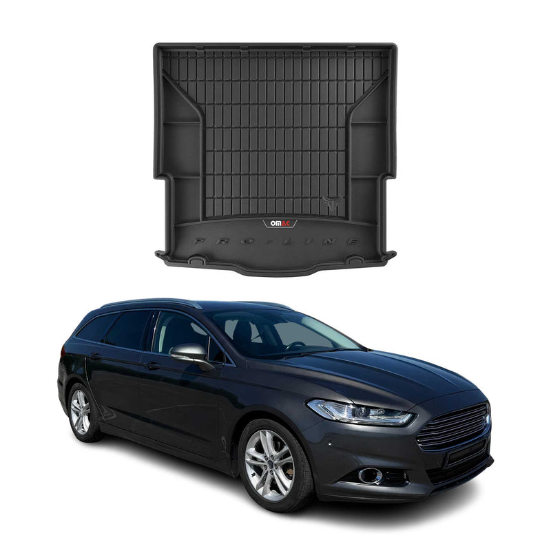 Vasca baule in gomma OMAC per Ford Mondeo mk5 Turnier 2014-2022 TPE Nero