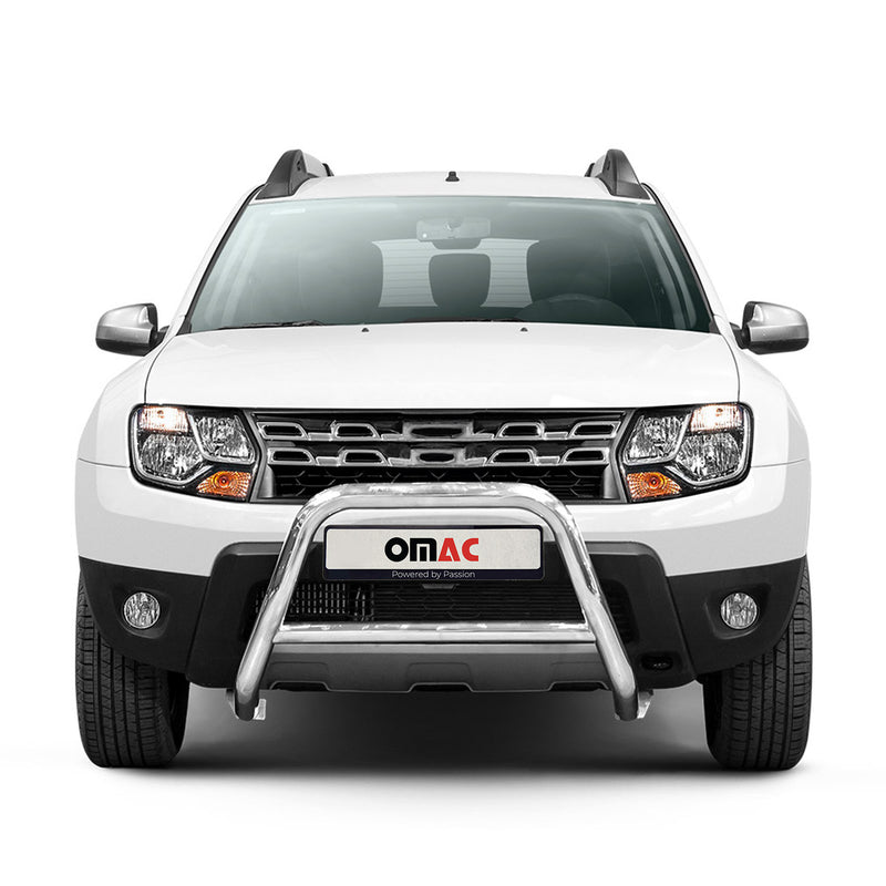 Barra di protezione anteriore bull bar per Dacia Duster 2010-2023 in acciaio inox A Bar