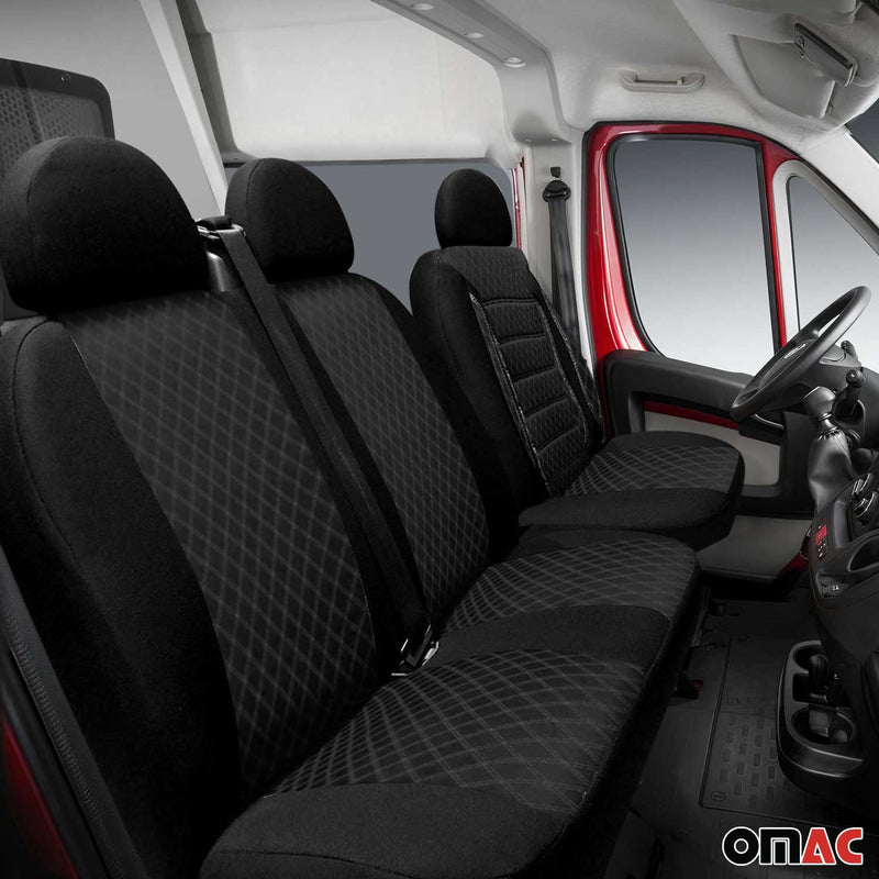 Coprisedili per Hyundai Starex H1 1997-2007 Nero 2+1 Anteriore