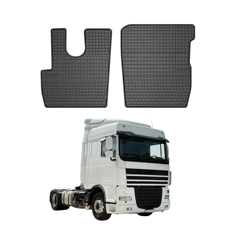 Tappetini in gomma neri per DAF XF 106 2014-2025, 2 pezzi