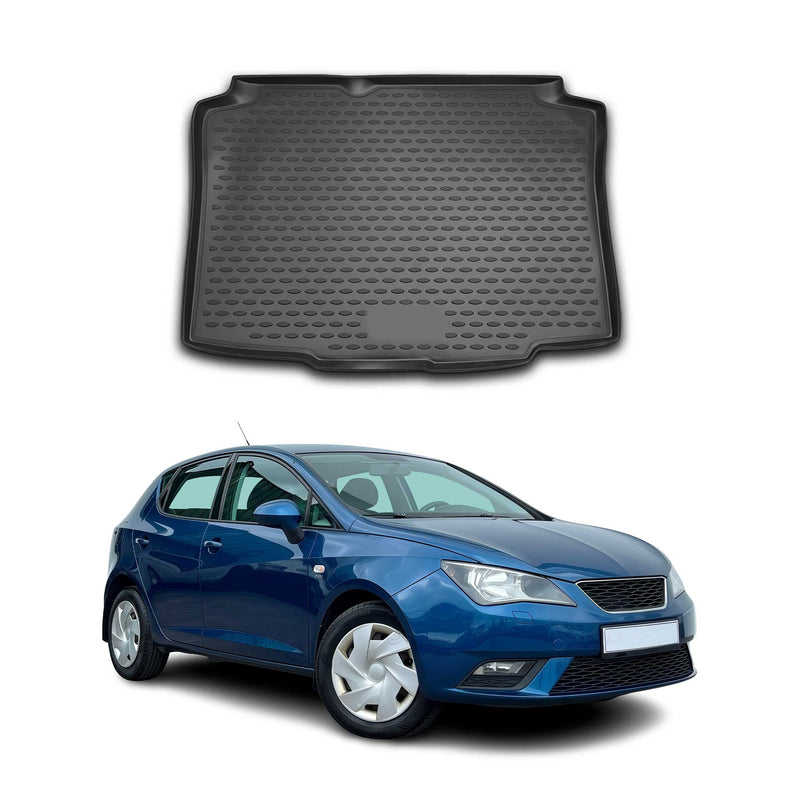 Tappetino per bagagliaio in gomma TPE per Seat Ibiza Hatchback 2008-2017