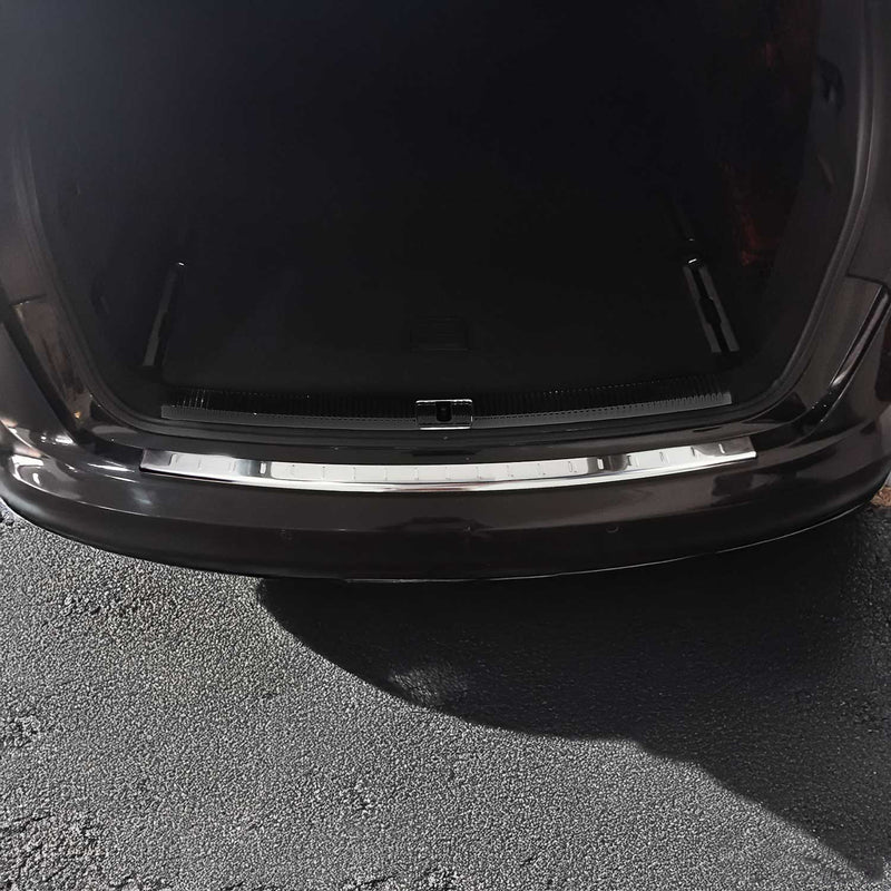 Protezione paraurti per soglia di carico per Audi A6 C7 Avant 2011-18 in acciaio inox cromato