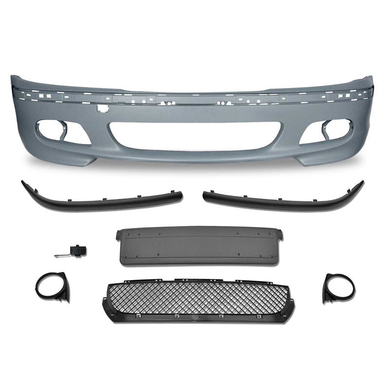 Paraurti anteriore JOM per BMW Serie 3 E46 Berlina 1998-2005 / Touring 1999-2005 Grigio