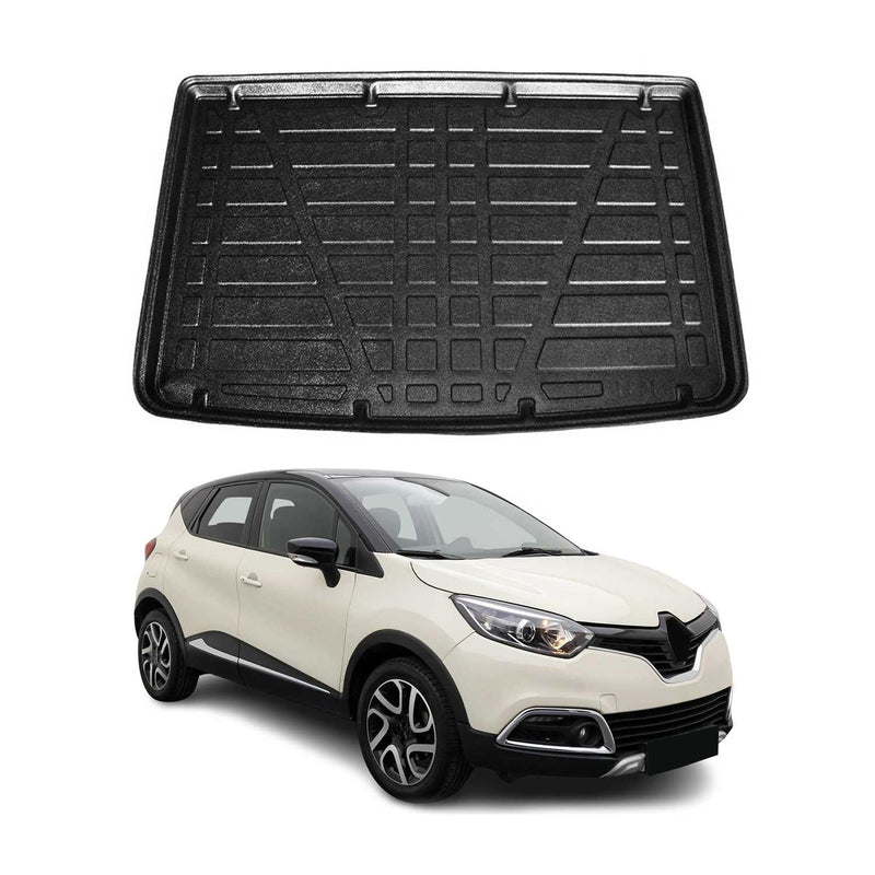 Vasca baule per Renault Captur 2013-2025 Gomma TPE Nero