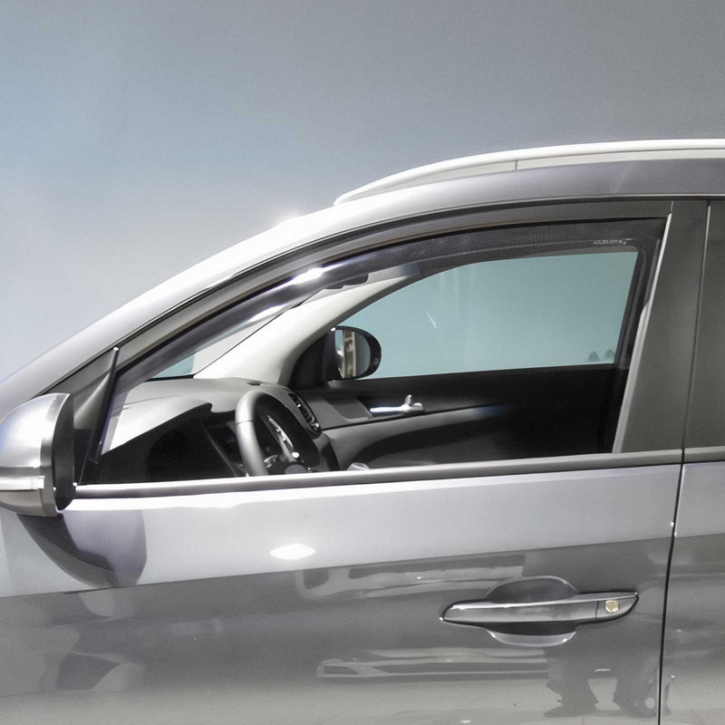 Deflettore antivento e antipioggia per Hyundai Tucson 2015-2020 in acrilico scuro, 2 pezzi