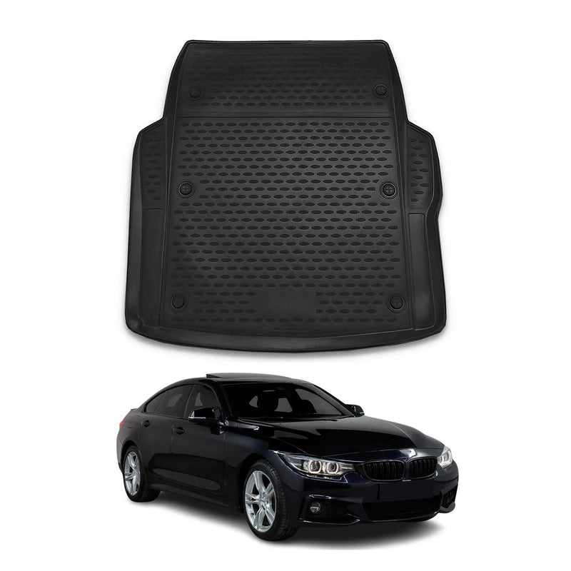 Kofferraummatte Kofferraumwanne für BMW 4er F32 Coupe 2013-2020 Gummi TPE
