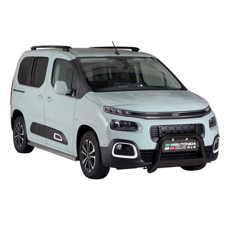 Barra di protezione anteriore per Citroen Berlingo 2018-2025 ø63mm acciaio nero