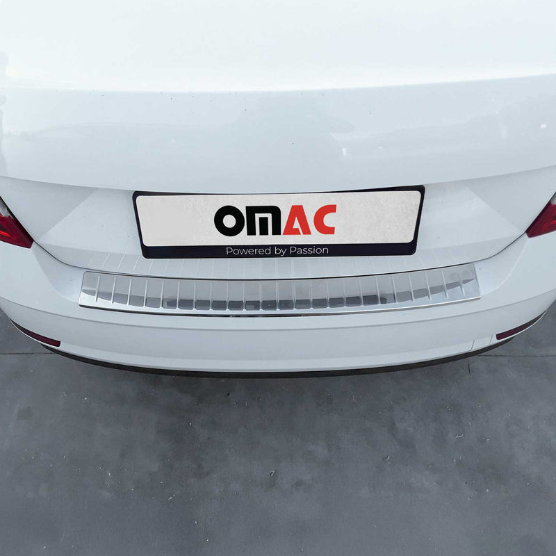 Paraurti di protezione della soglia di carico per Skoda Fabia Hatchback 2015-2021 in acciaio inox cromato