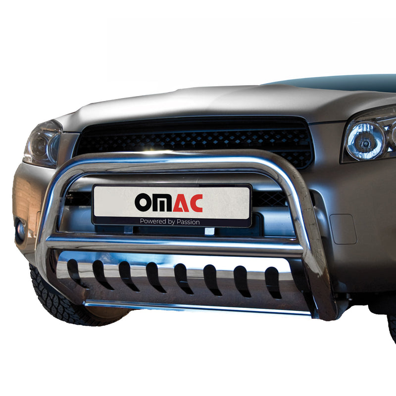 Frontbügel Frontschutzbügel für Toyota RAV4 2006-2010 mit ABE Edelstahl Silber