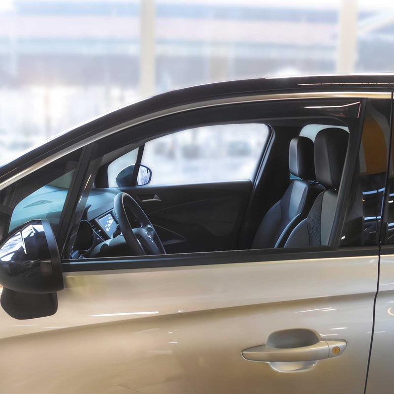 Deflettori antivento e antipioggia per Opel Crossland 2017-2025 in acrilico scuro, 4 pezzi