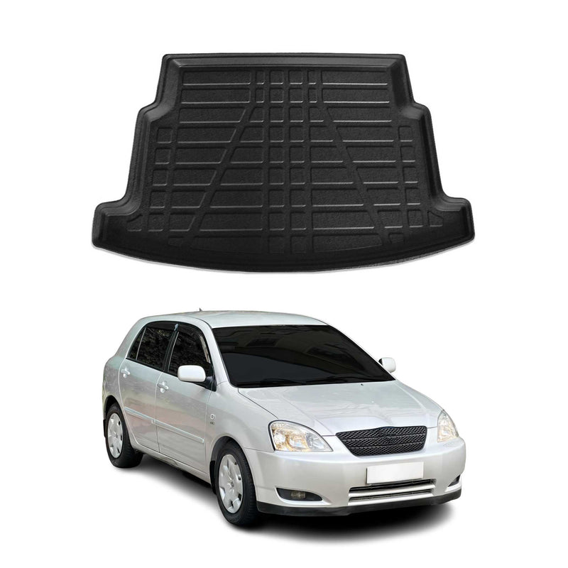 Kofferraumwanne Laderaumwanne für Toyota Corolla 2003-2007 Schrägheck Gummi