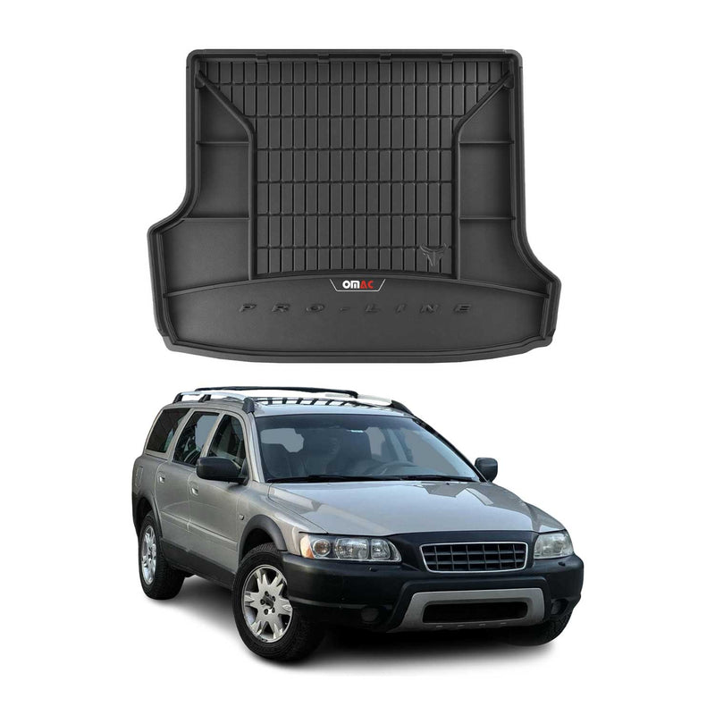 Vasca portabagagli in gomma OMAC per Volvo XC70 1999-2007, vasca portabagagli in TPE, nera