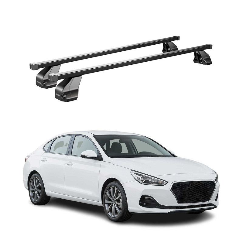 Portapacchi in acciaio Menabo per Hyundai i30 Fastback 2016-2025 nero