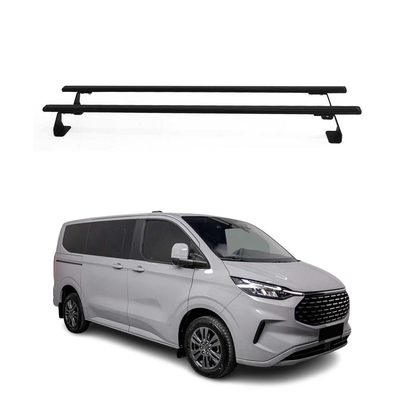 Dachträger für Ford Transit Tourneo Custom 2014-2024 Metall Schwarz 2x