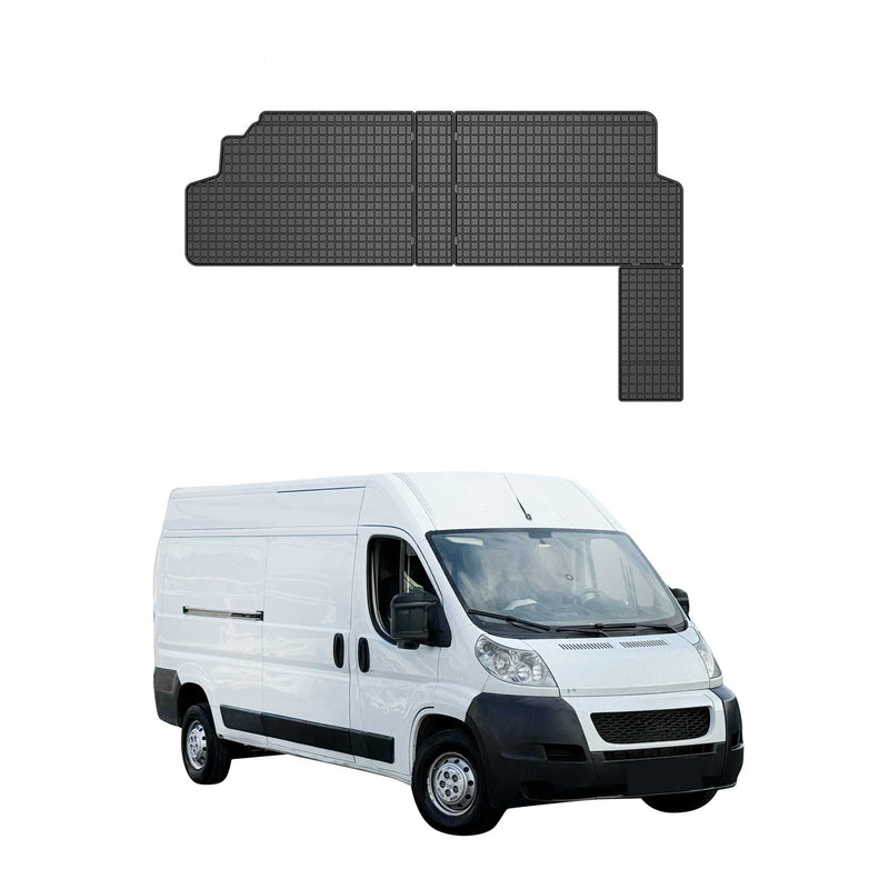 Tappetini in gomma per Citroen Jumper 2006-2016 neri, 2 pezzi